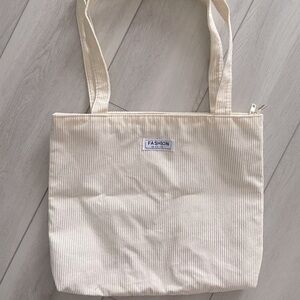 Simple Beige Tote Bag